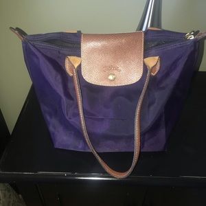 Used LongChamp Medium Purple Purse
